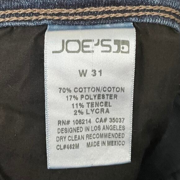 Joes Jeans Womens Size 31 Dark Blue Wilkins Icon Flare Denim Mid Rise Stretch‎ - Picture 11 of 12